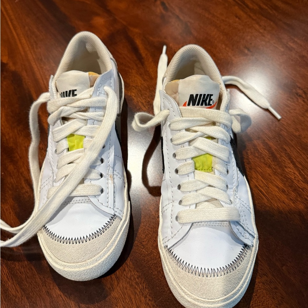 Nike Big Swoos Leather & Suede  Sneakers